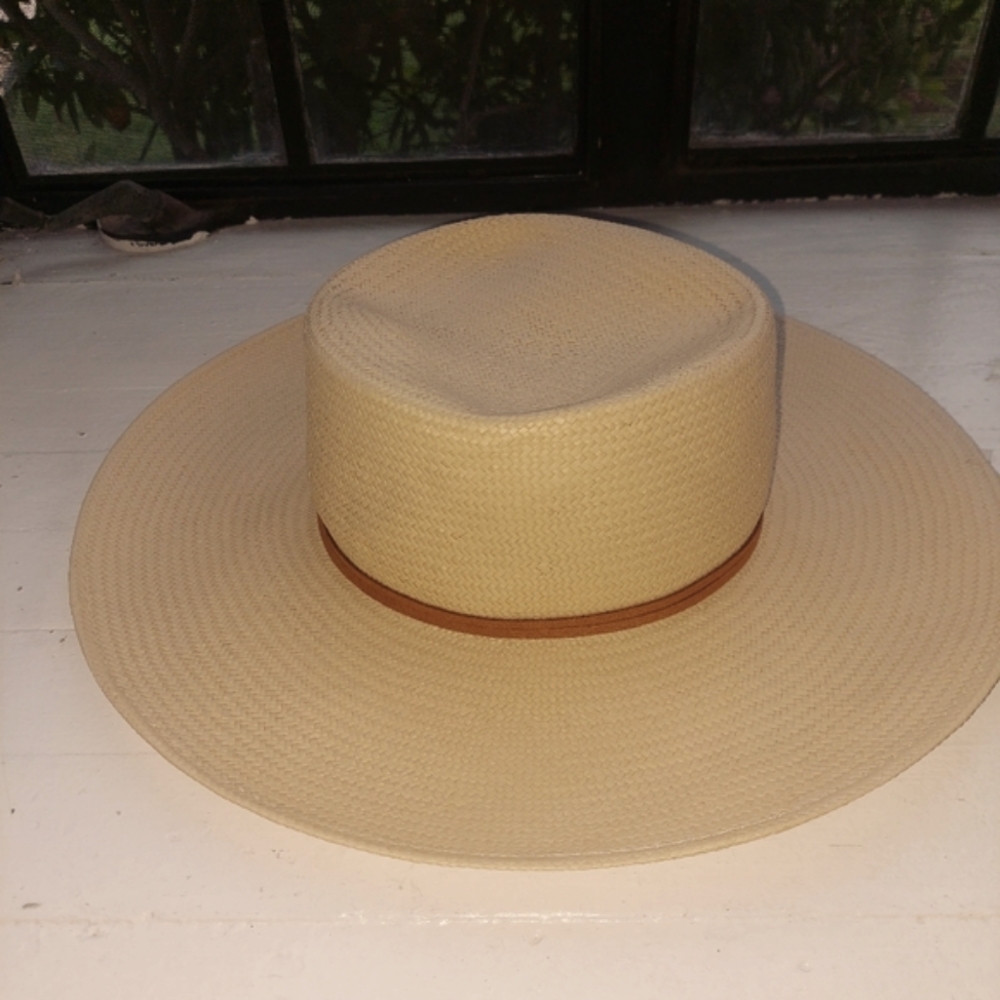 Madewell straw hat.